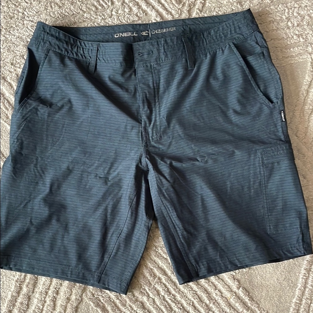 O'Neill Men's Blue Striped Shorts